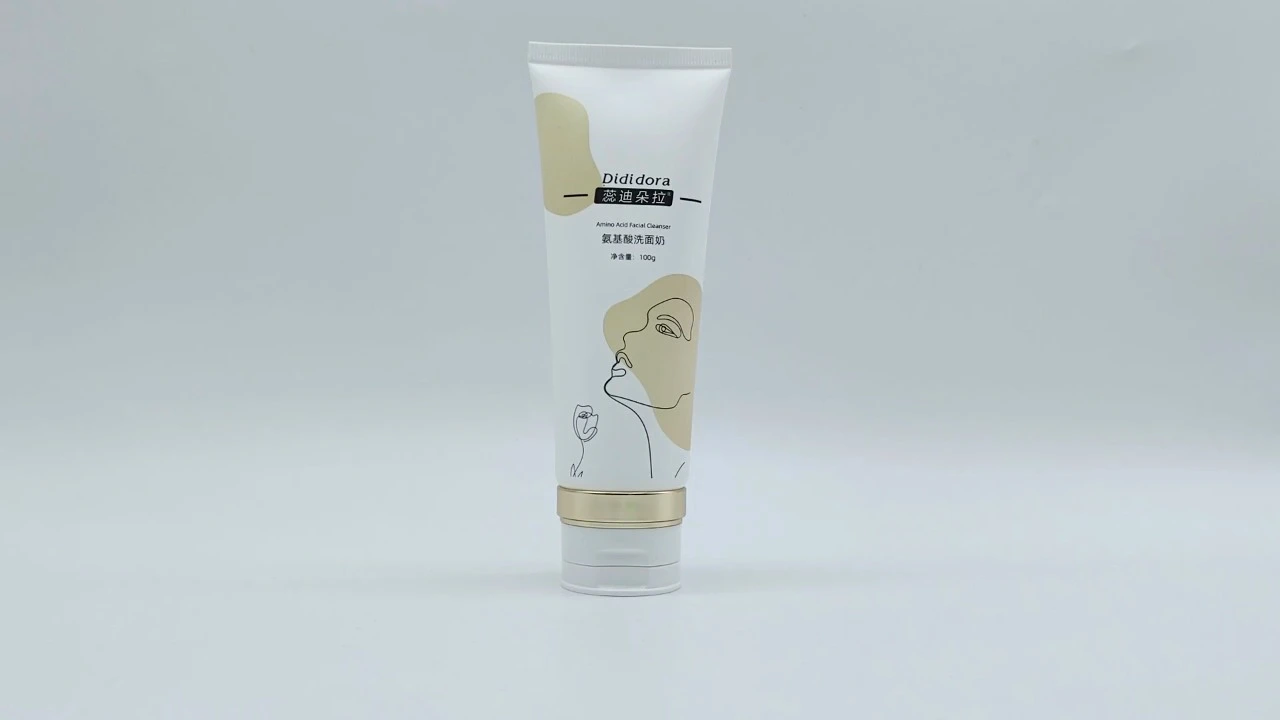 Wholesale facial cleanser Tube cosmetic Tube hand sanitizer face moisturizer Sunscreen cream Packaging Tube 1