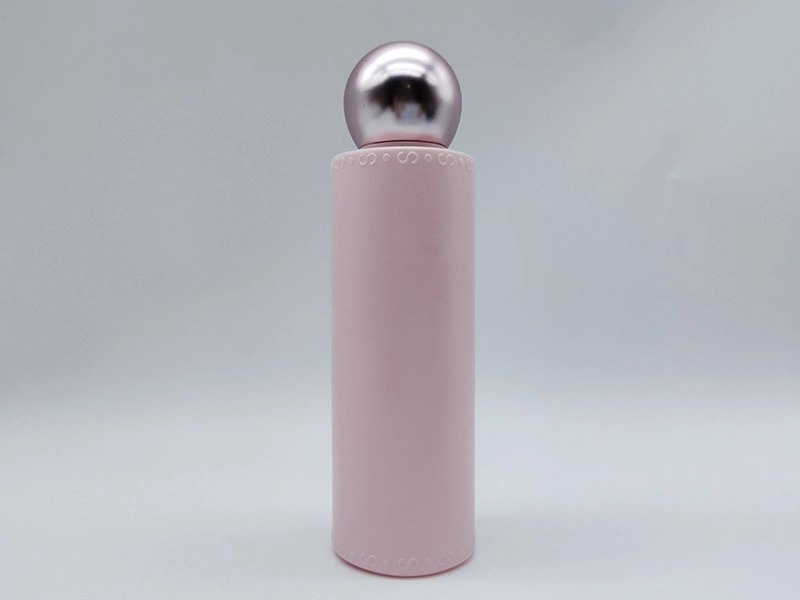 Botella cosmética rosa glamurosa personalizada de 200 ml 1