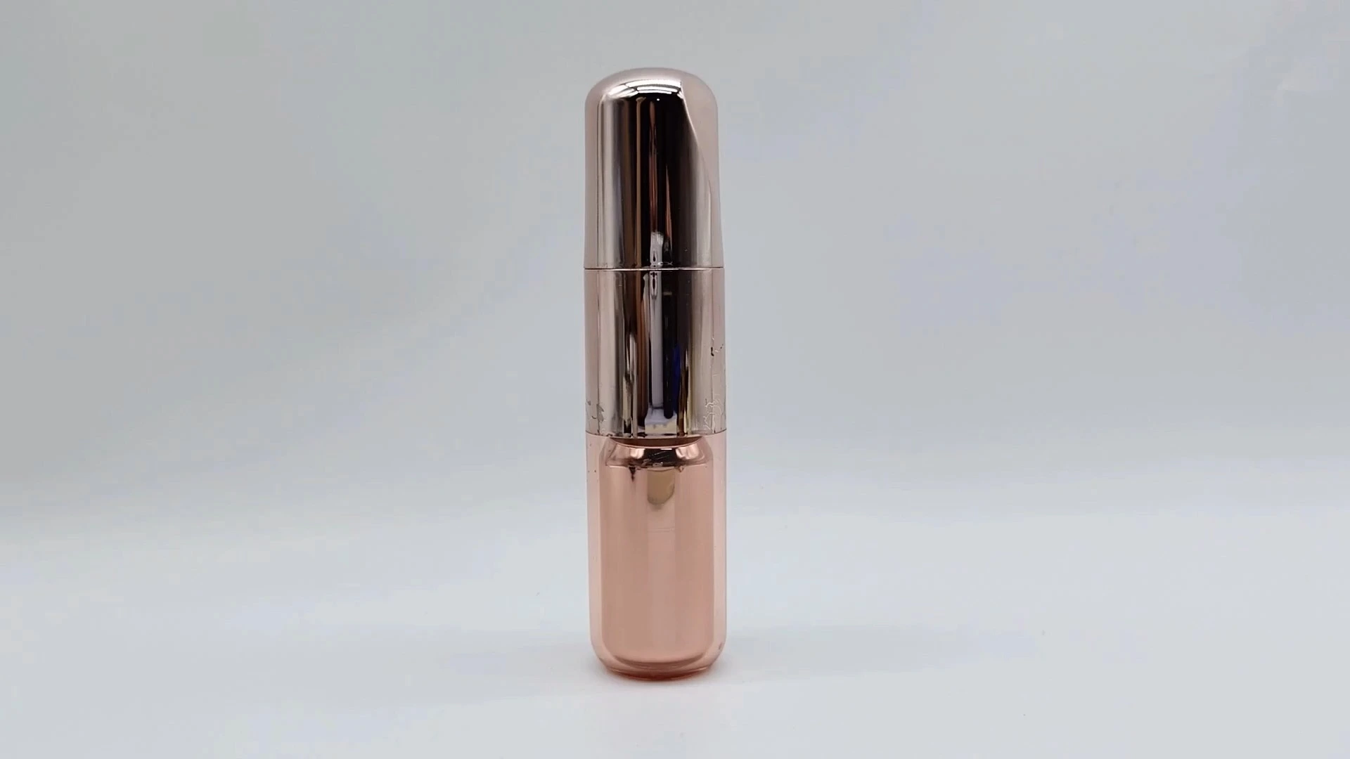 Loción, esencia y champú de diseño moderno, color rosa brillante, 30 ml, envases cosméticos de PE, plástico, PS y PET. 1