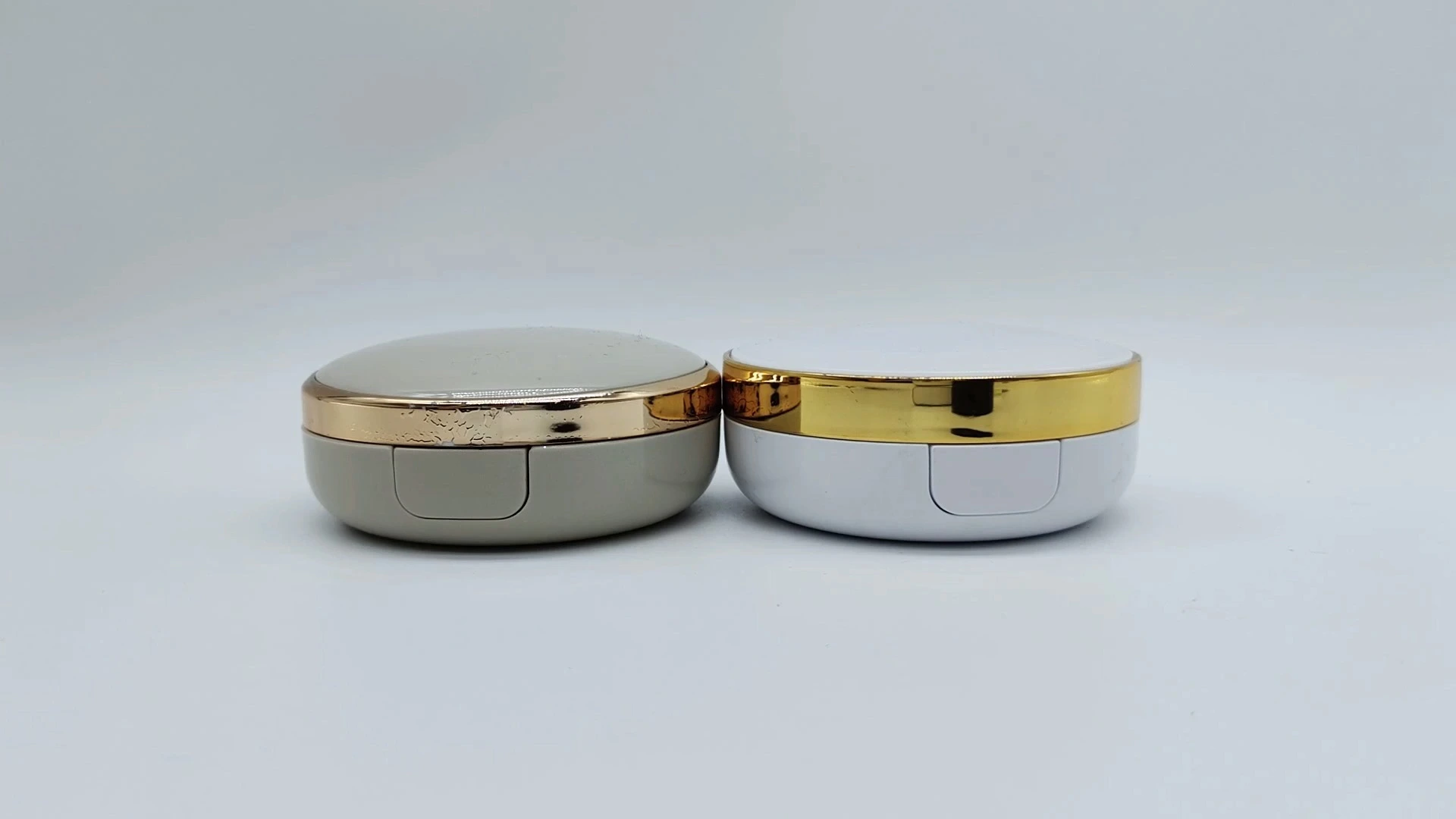 The manufacturer supplies flat plated gold round air cushion box BB cream liquid foundation sub packaging empty box cosmetics packaging containers 1