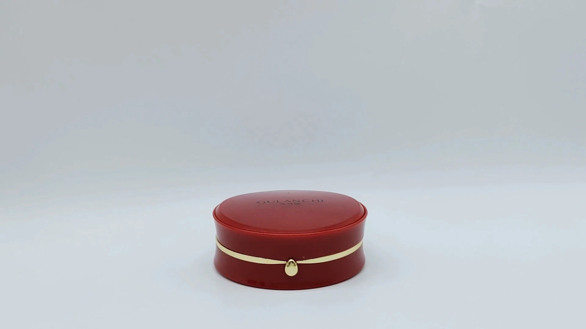 The manufacturer supplies red round air cushion empty box 81g liquid foundation BB cream subpackage empty box cosmetics packaging containers 1