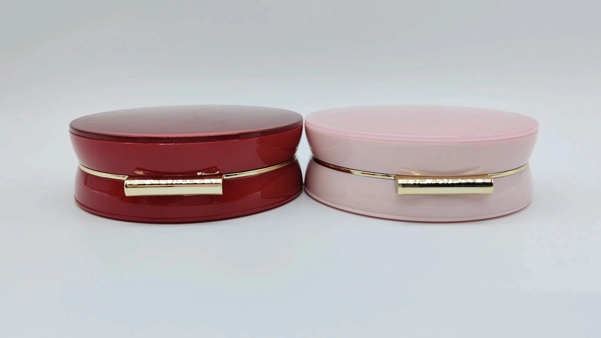 Supply red, pink, round air cushion empty box 66g liquid foundation BB cream subpackage box cosmetics packaging container box 1