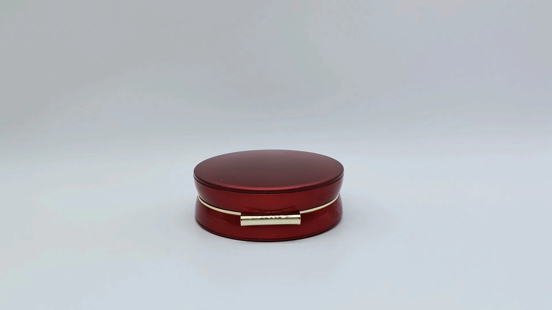 Custom ABS&PS Cosmetics Packaging Air Cushion Box Mirror Powder Blusher Foundation Compact Powder Box 1