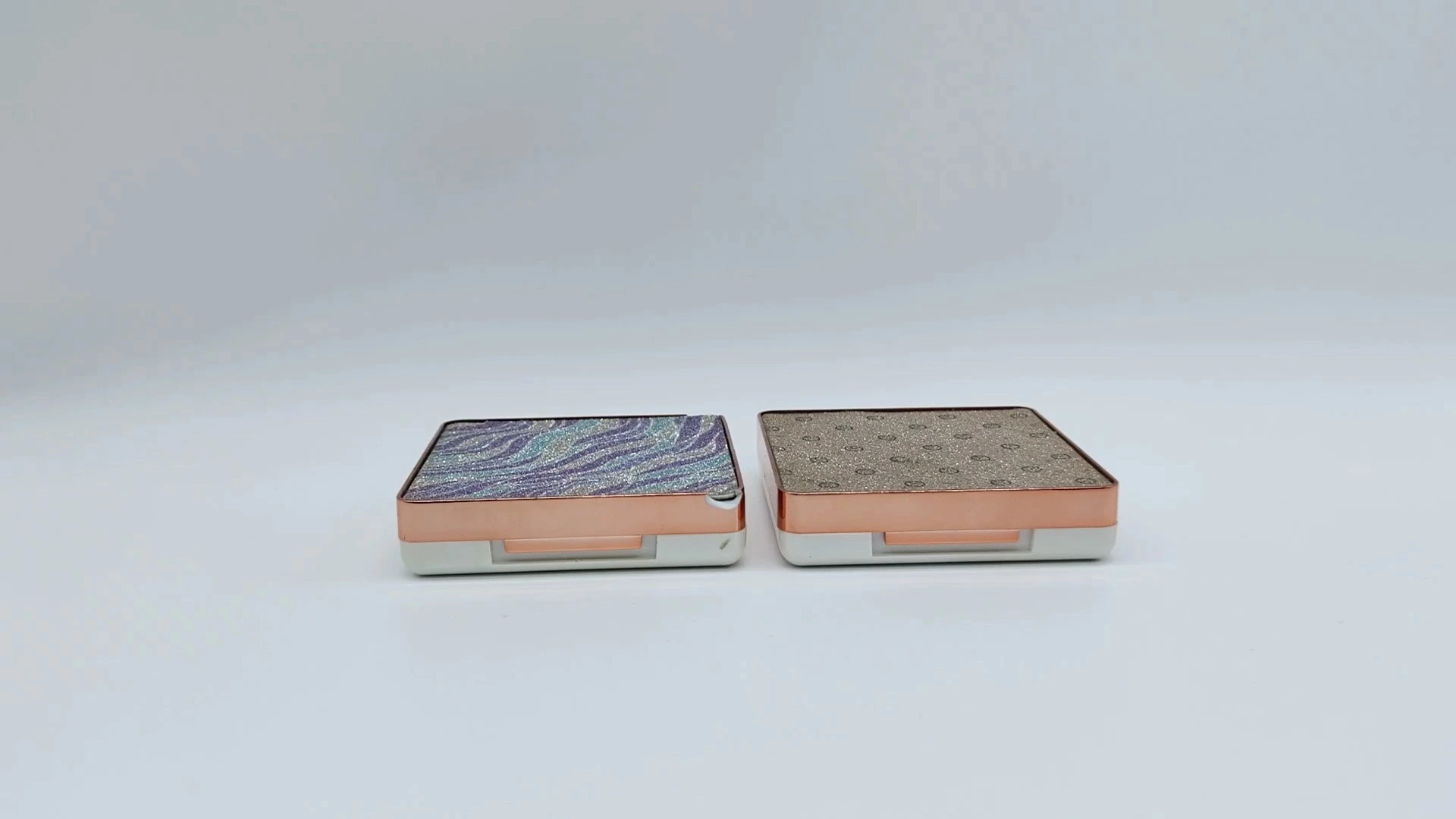 Air making 4-hole eye shadow palette Luxury eye shadow box Plastic eye shadow container Cosmetic packaging box 1