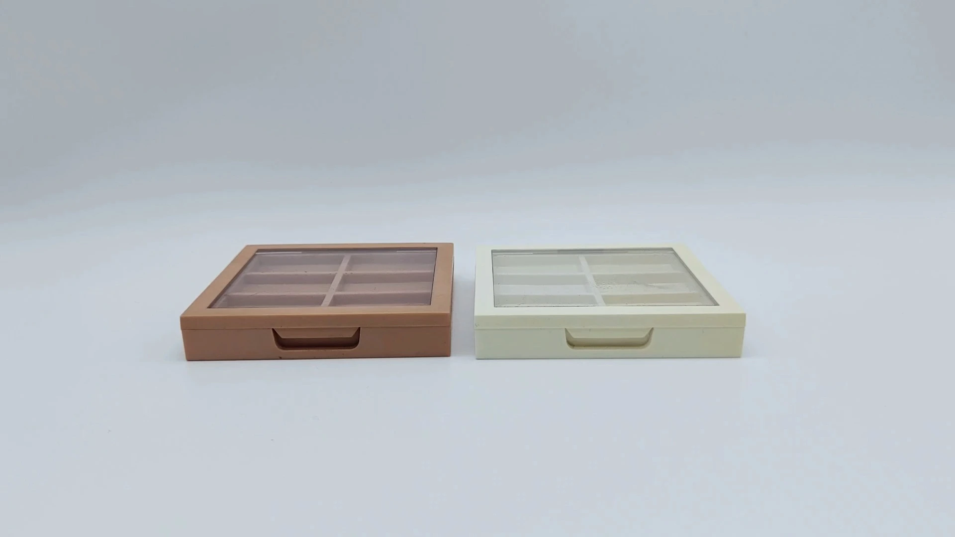 Wholesale blusher  eye shadow palette powder packaging box 1
