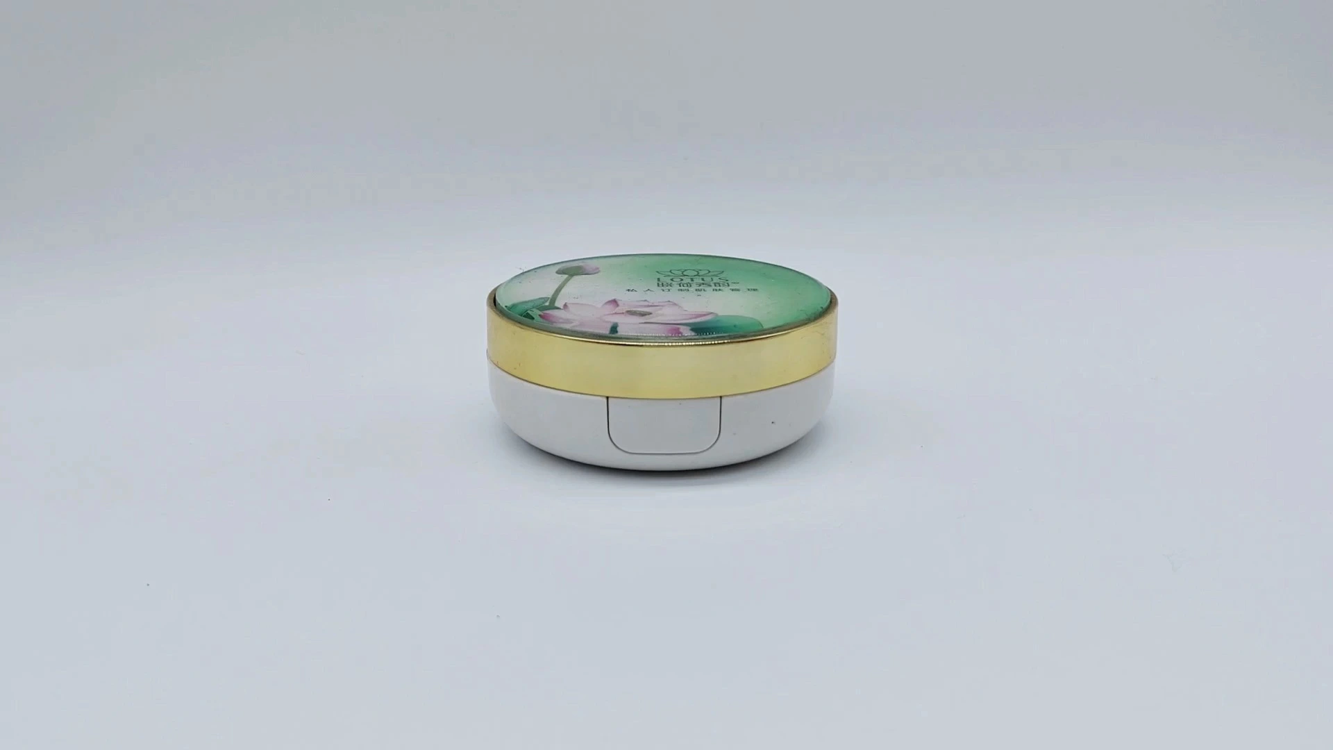 Wholesale luxury 15g customized logo empty foundation make-up powder box with mirror compact 1