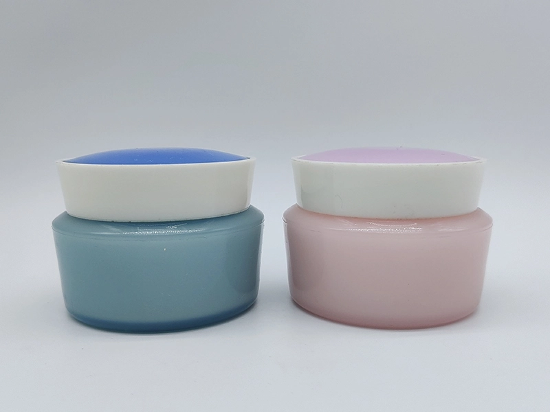 Glamorous Empty Pink/Blue Color 40g Plastic PET Sun Cream Cans Containers Jars 1
