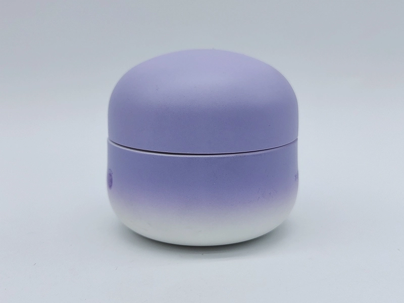 ODM Plastic Purple Decorative Cream Packaging Jar 30ml Wide Mouth Jars 1