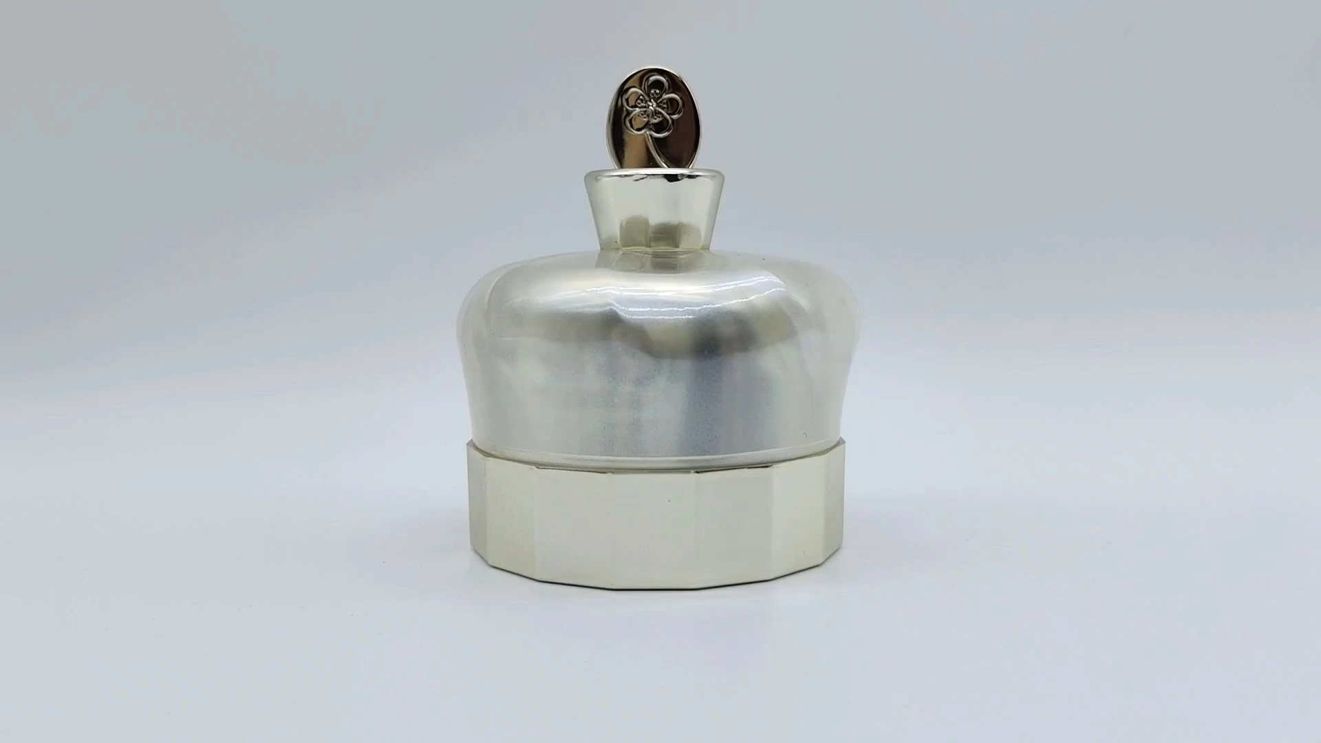 Envase de plástico PE-AS de 50 ml para crema facial y cuidado de la piel, color blanco perla de alta calidad, con forma única y tapa de rosca. 1