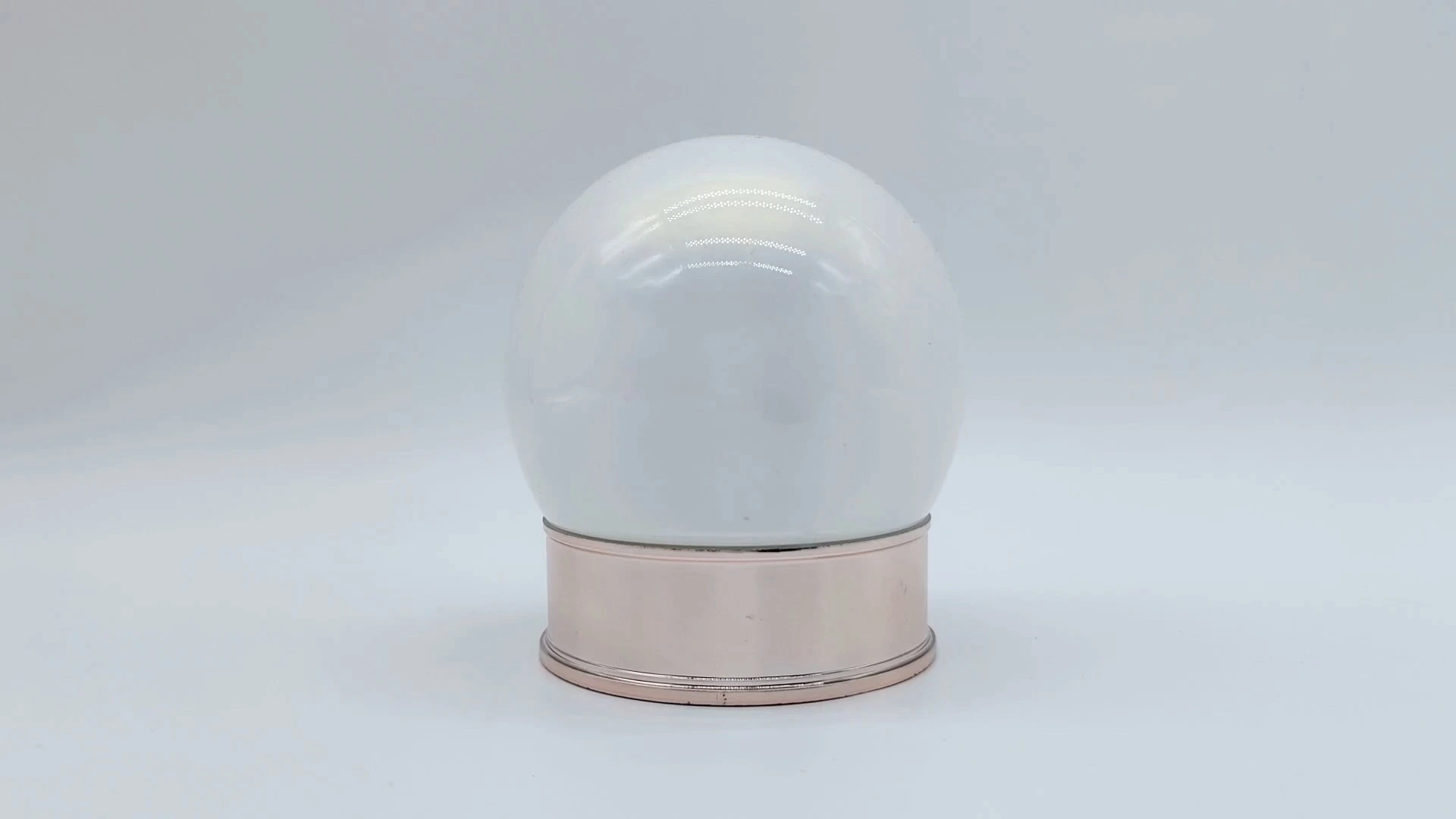 Kundenspezifische, stilvolle, roségoldene und perlweiße 30-ml-Kunststoff-PE-AS-Behälter für Gesichts- und Handpflegecremes, Kosmetikverpackungsgläser 1