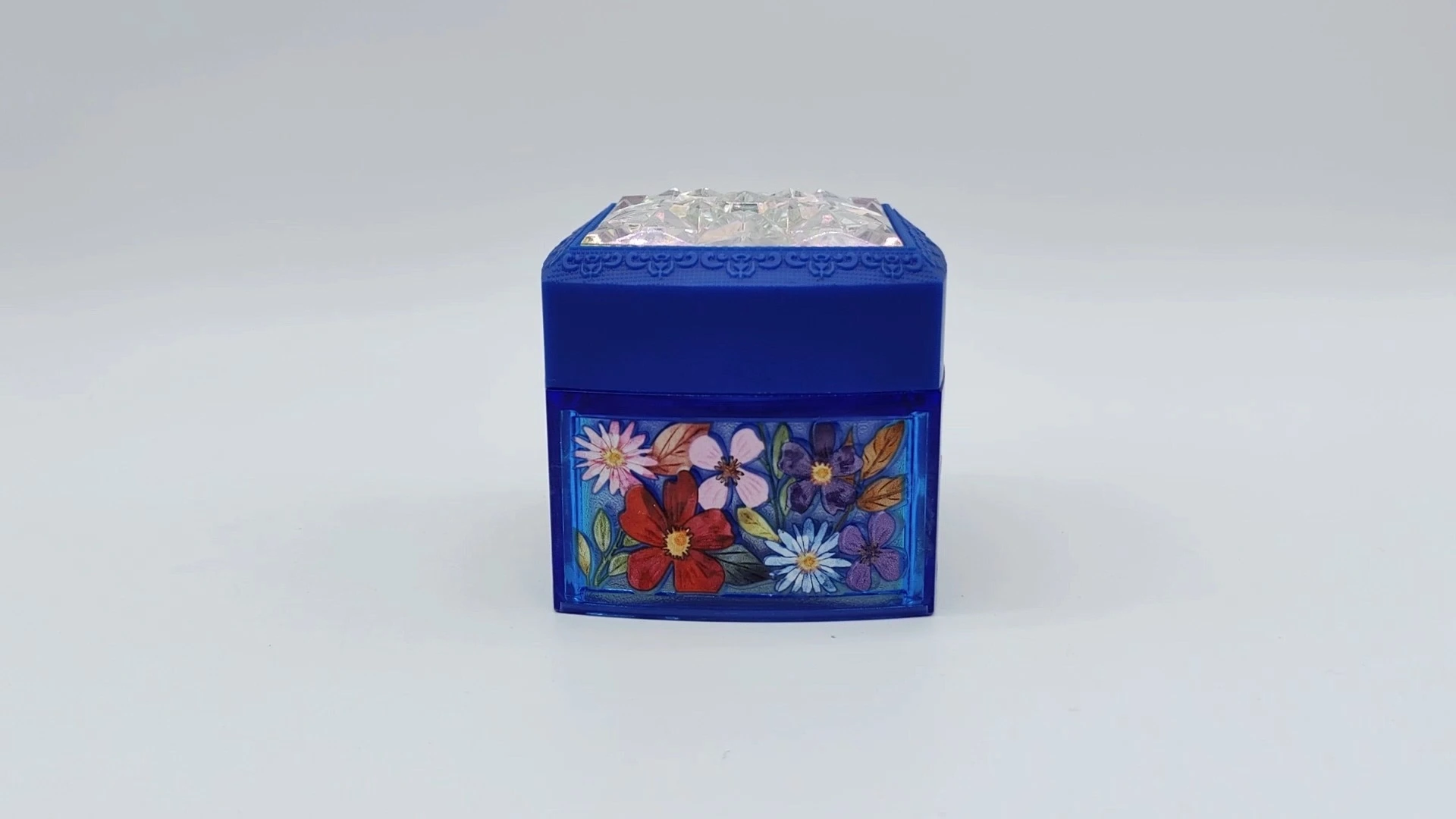Envase de crema para el cuidado facial y de la piel de 50 ml, de plástico PE-AS, con diseño floral y cúbico personalizado de lujo, para envases cosméticos. 1