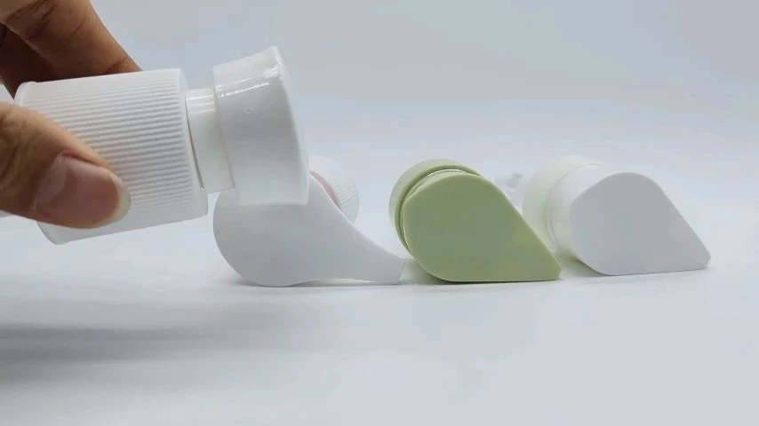 Custom OEM plastic sports cap silicone valve flip leak proof lotion pump cosmetics packaging shampoo pump 1