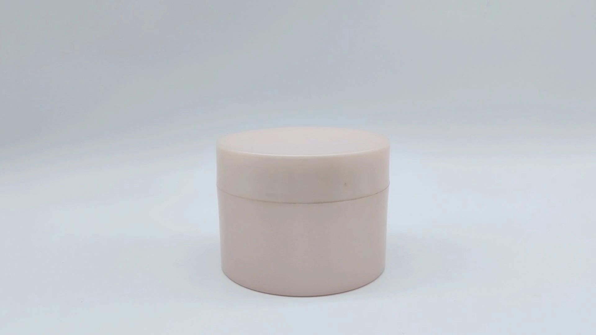 Frasco y tapa de plástico PE de 40 ml, color rosa melocotón, personalizable, clásico y muy popular, para cremas faciales, cuidado de la piel y las manos, envases cosméticos. 1