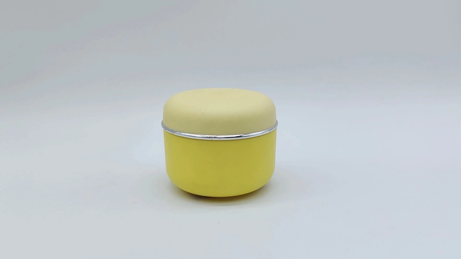 Frasco de plástico PE de 50 ml para cremas faciales, cuidado de la piel y manos, redondo, personalizable, clásico, de gran venta y ampliamente utilizado, con tapa, para envases cosméticos. 1