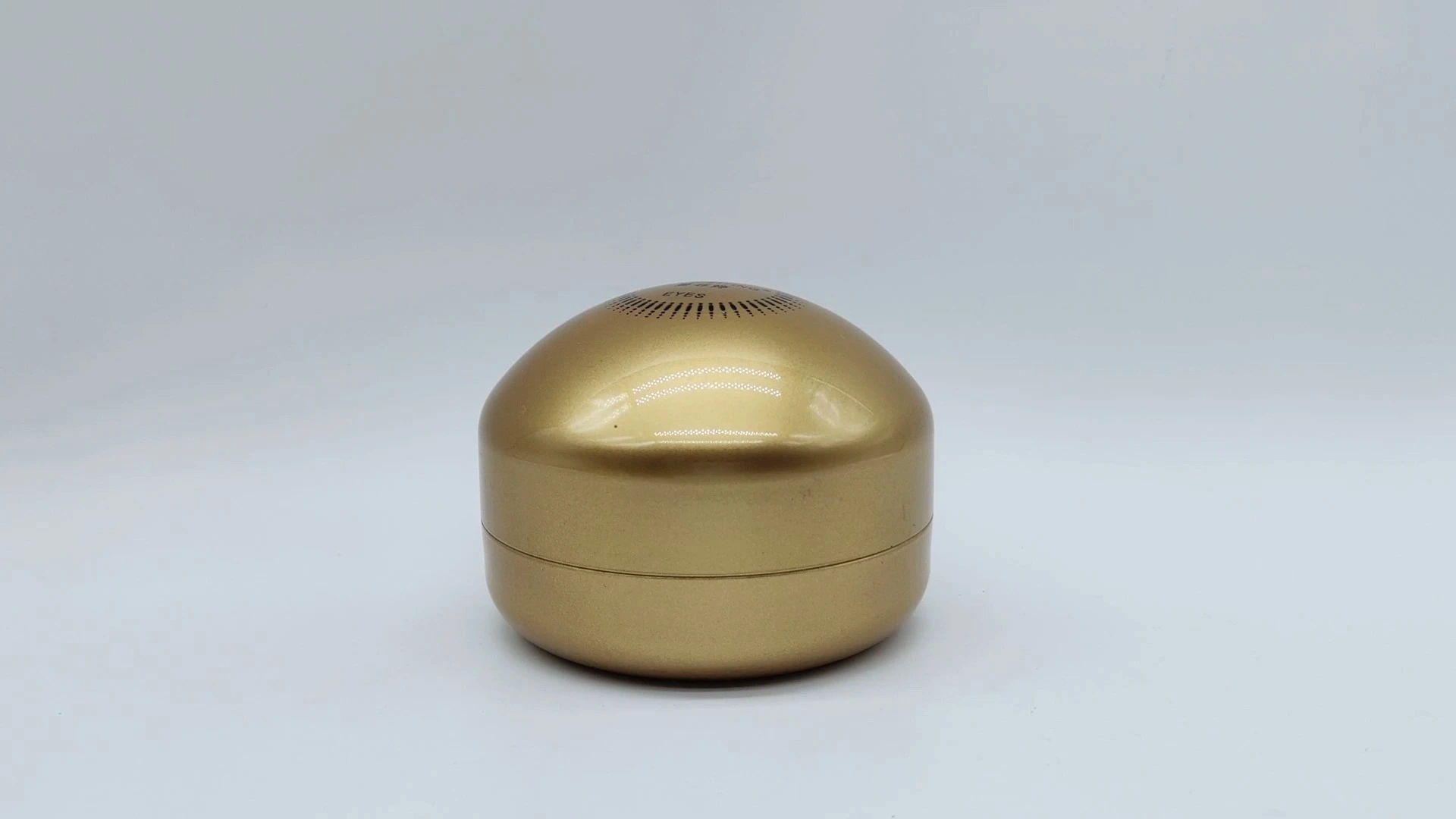 Frasco redondo marrón clásico de gran venta y tapa marrón brillante, de 100 ml, de plástico PE, para cremas faciales y cuidado de la piel, envases cosméticos. 1