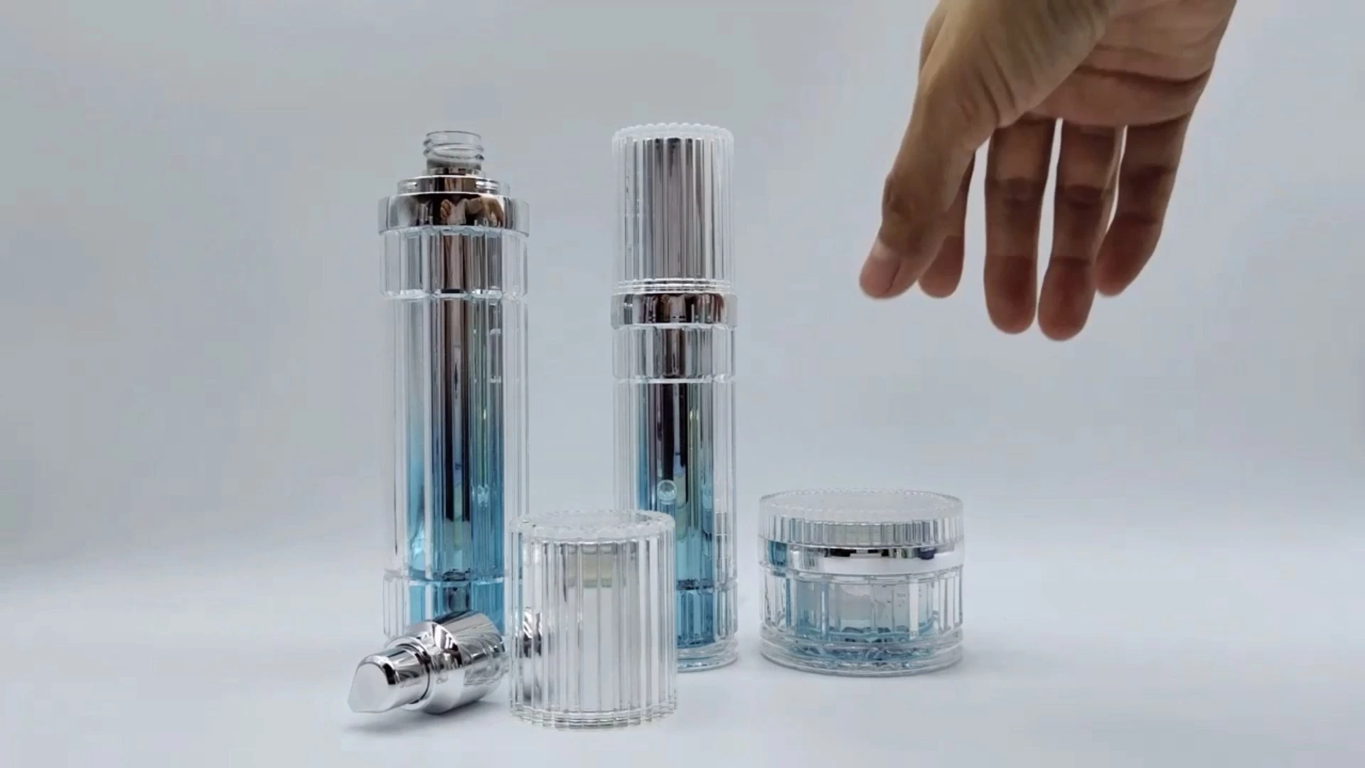 Luxury Custom 30ml Plastic-PE-AS Facial Hand Skin Care Cream Container Packaging Jars 1