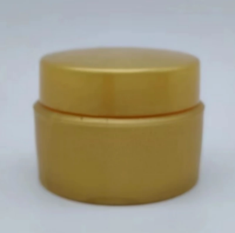 Amber Color Wide Mouth Plastic Empty 30ml Cosmetic Jars With Lids 1