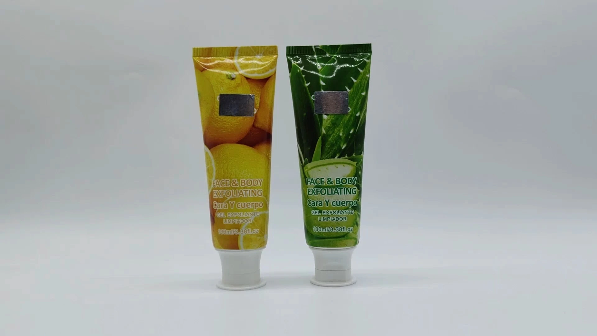 Empaquetado glamuroso de artículos de primera necesidad para el día a día, tubo de lavado facial, tubos exprimibles personalizados, tubo de limpiador facial 1