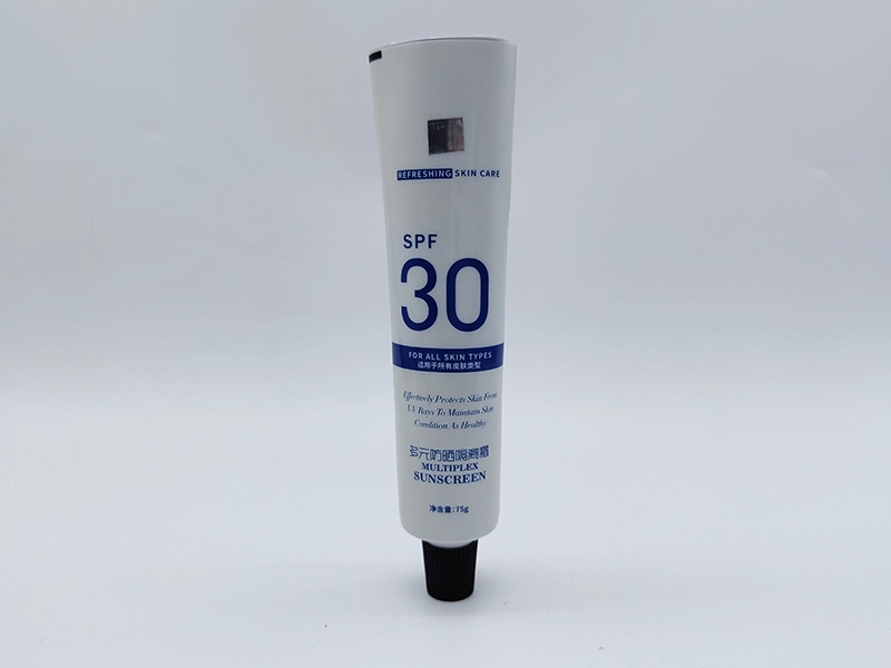 Tubos de pasta de dientes de aluminio reciclables, personalizados, vacíos y ecológicos, para loción y pasta de dientes, envases blandos vacíos. 1