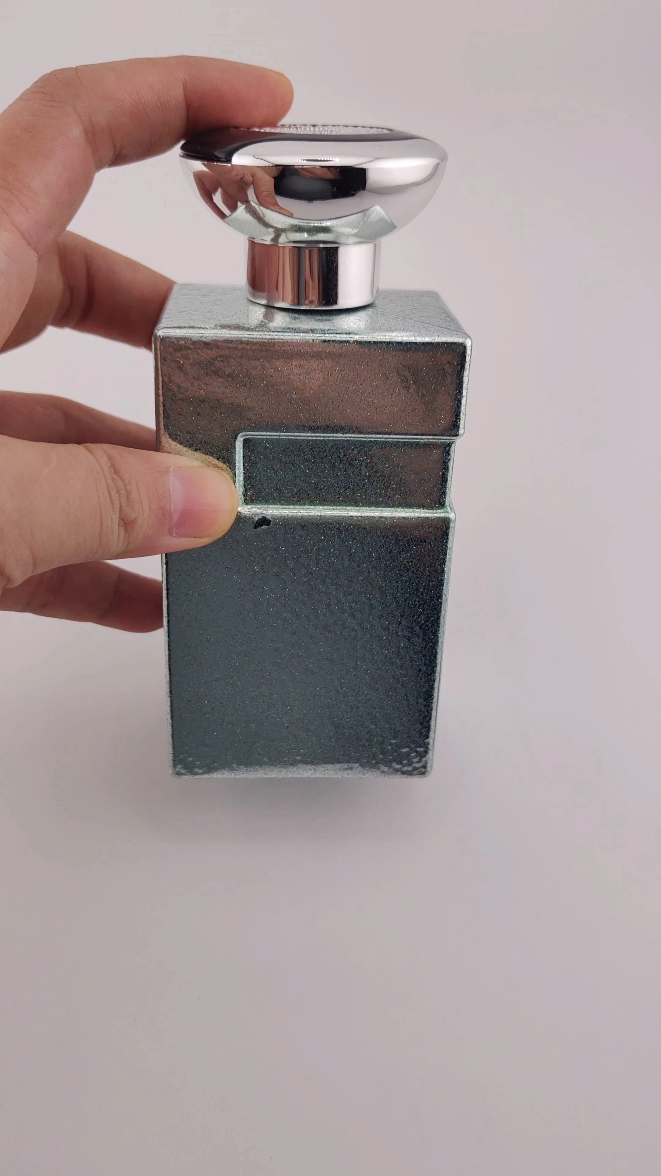 Botella de perfume ecológica glamurosa, reciclable, a prueba de fugas, duradera, de diseño único. 1