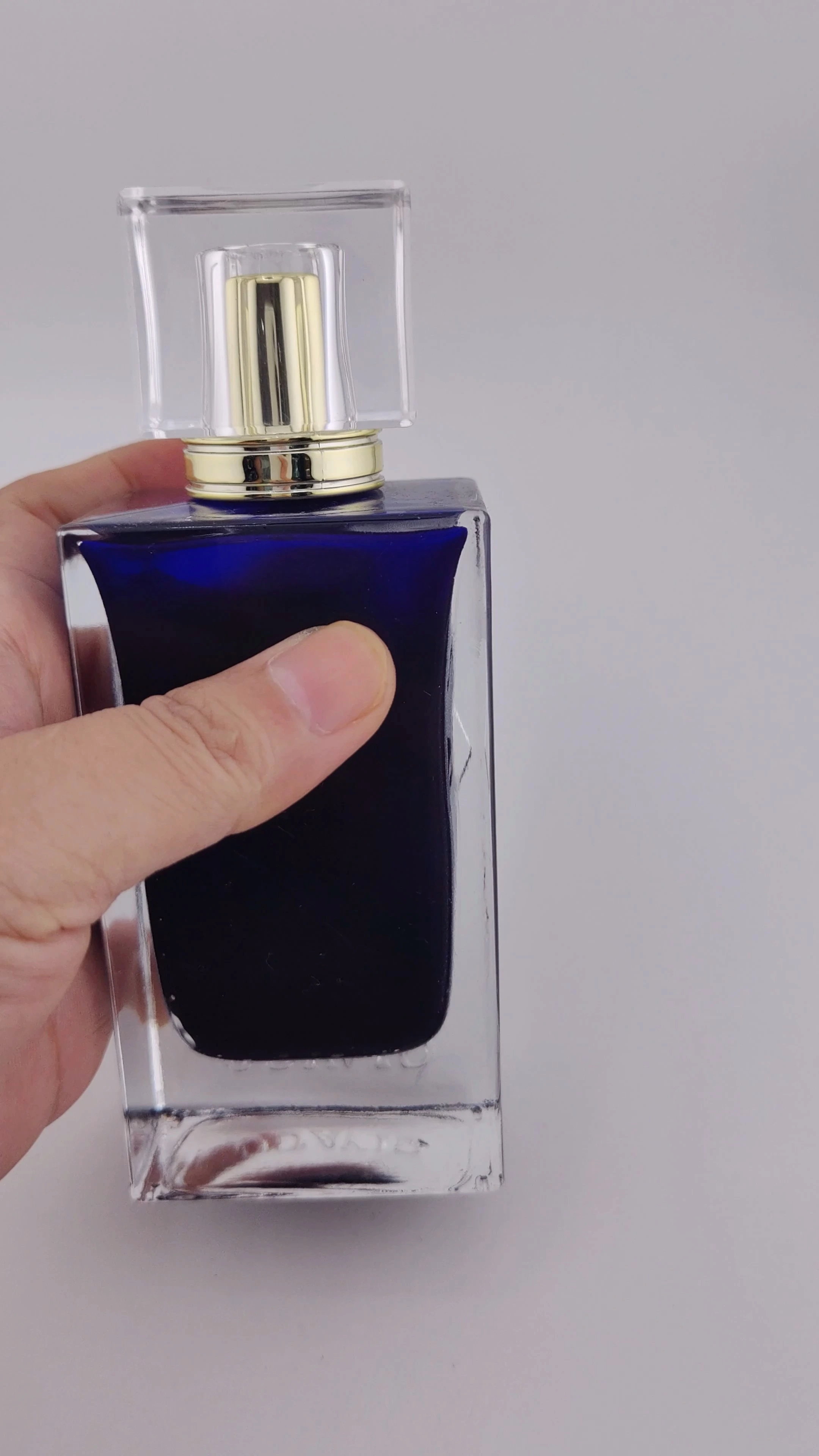 Botella de perfume de cristal glamurosa, botella de perfume ecológica, botella de perfume reciclable a prueba de fugas, botella de perfume de uso duradero 1