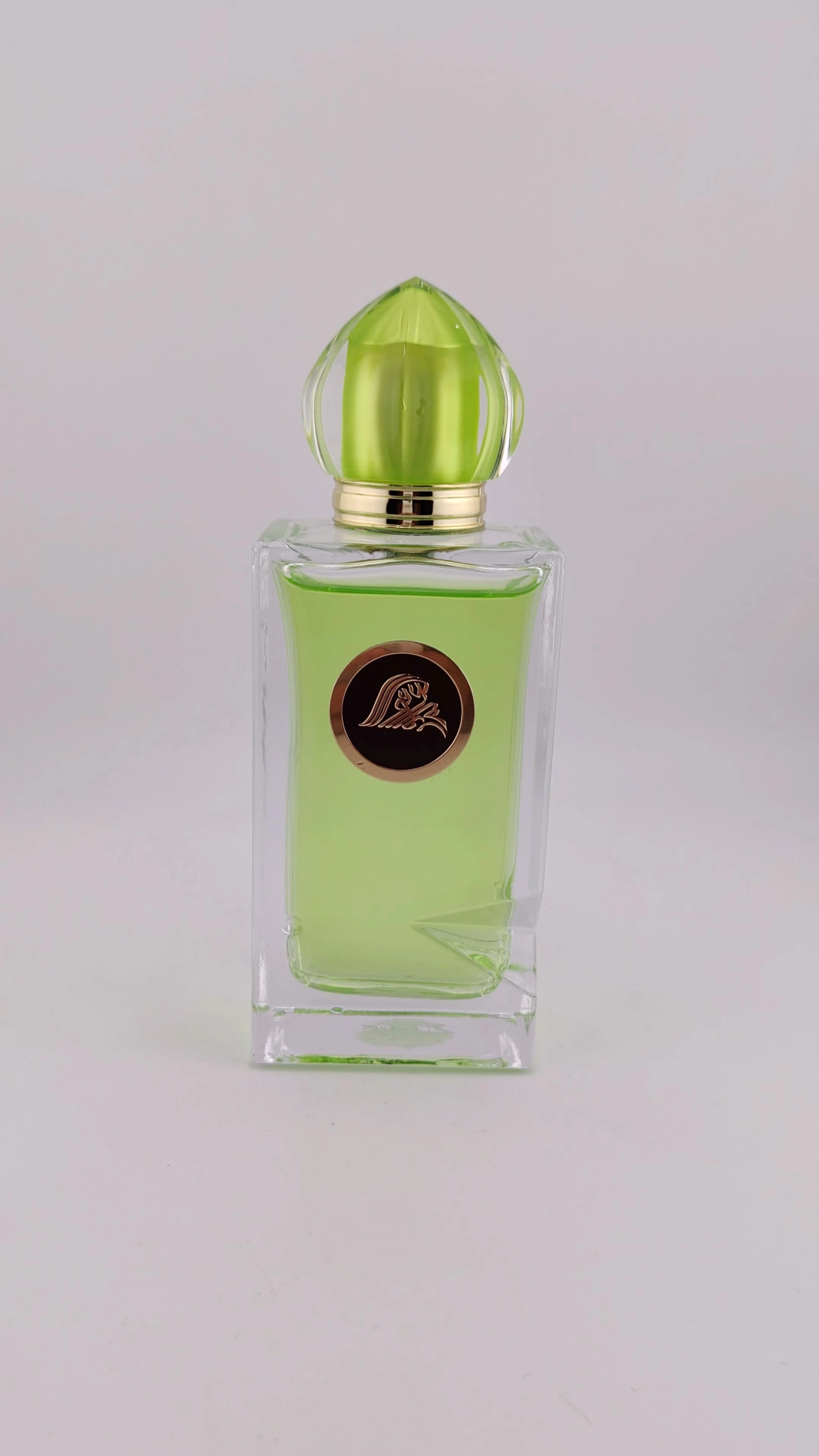 Glamorous Wholesale Exquisite new Design Perfume Bottle  empty clear Perfume Bottle 30ml 50ml 100ml Glass Perfume Bottle Green Perfume Bottle 1
