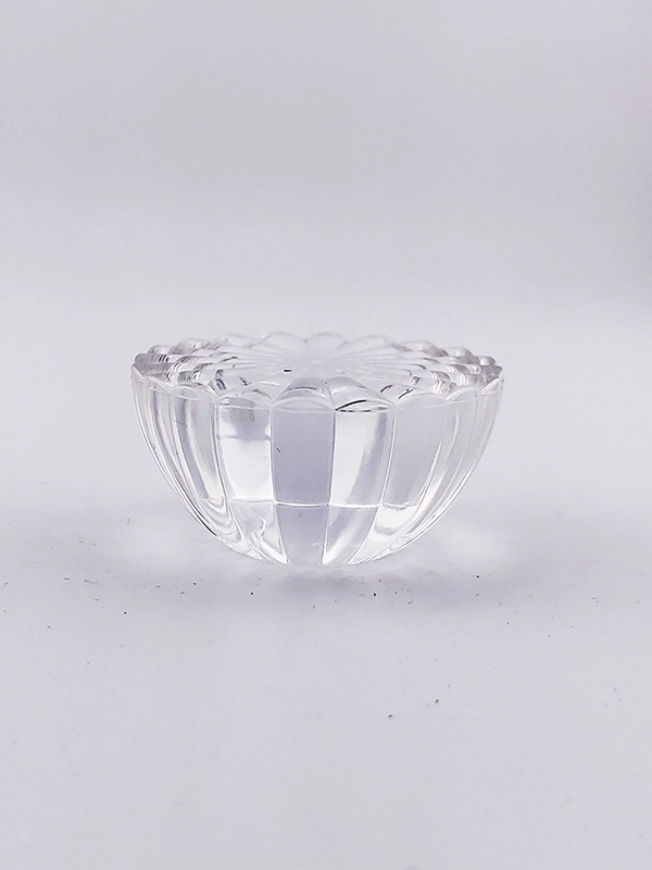 Wholesale Heavy ABS Screw  Crystal Diamond Shape Perfume Bottles Lids Caps 1