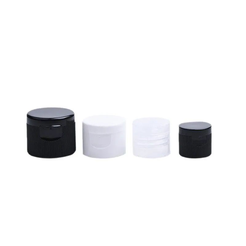 Wholesale 18mm-28mm Plastic Flip Top Lid - Transparent/Black/White Butterfly Closure for PET Bottles 1