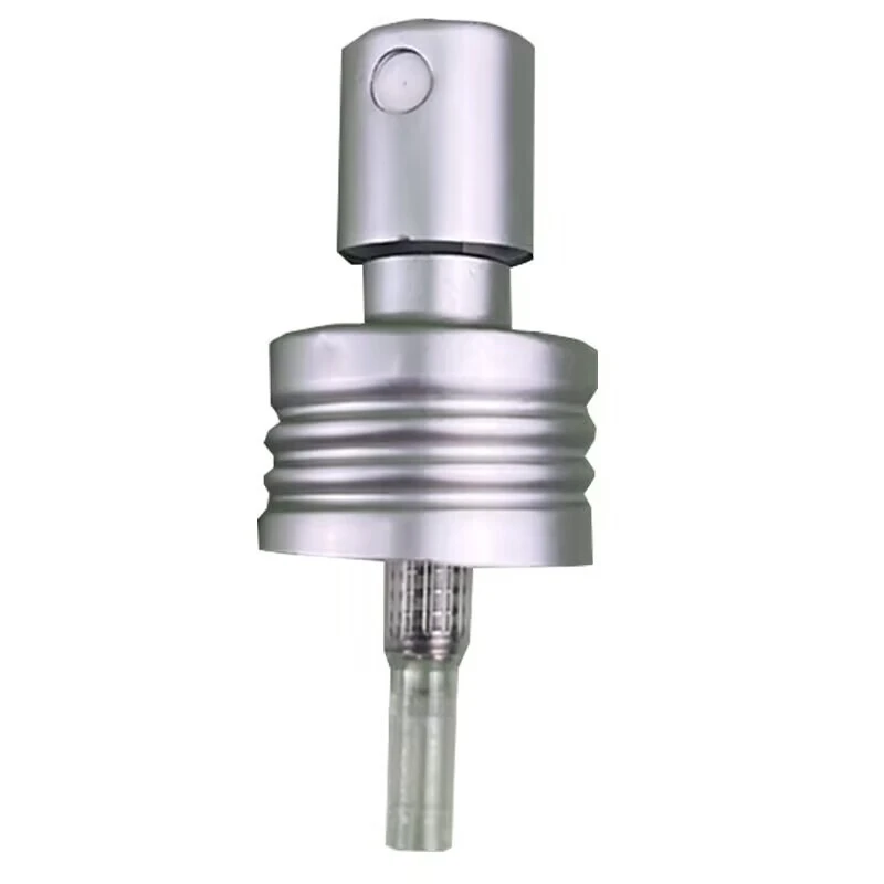 24/410 Luxury Aluminum Fine Mist Sprayer | Custom Color Electroplated Spray Pump with Screw Closure for Cosmetic Glass Bottles 1