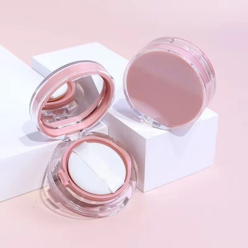 Mini 6g Round Clear Cushion Compact Case | Portable Empty Refillable Foundation Box for BB CC Cream & Concealer Packaging 1