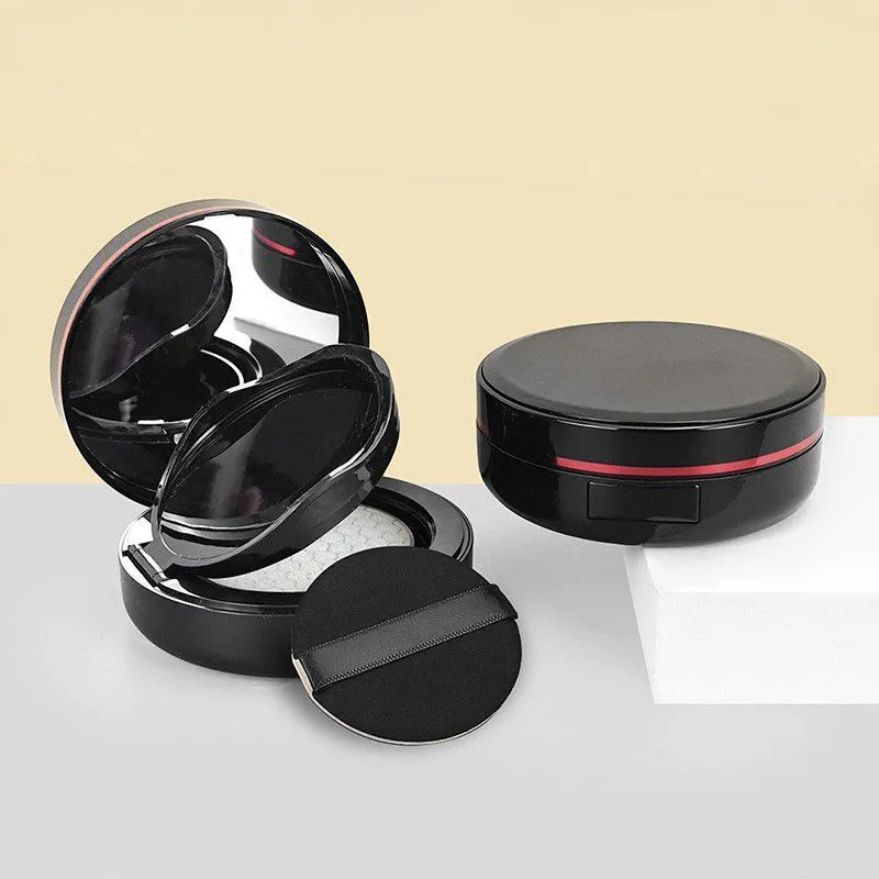 Classic 15g Round Cushion Compact Case | Empty Refillable Foundation Box with Mirror & Puff for BB CC Cream Packaging | Custom Makeup Container 1