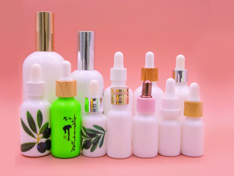 Glamorous Packaging Customizable 10ml~100ml Serum Oil and Essence Bottles with Dropper 1