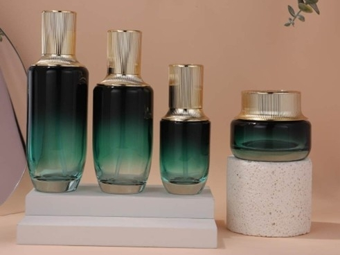 Customizable Personal Care Skincare Facial Care 120ml 100ml 30ml 50g Glass Packaging Set 1