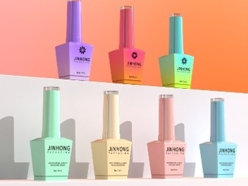 Glamorous Custom Packaging Wholesale Empty 15ml Glass Bottle Nail Polishes Bottle with Brush 1