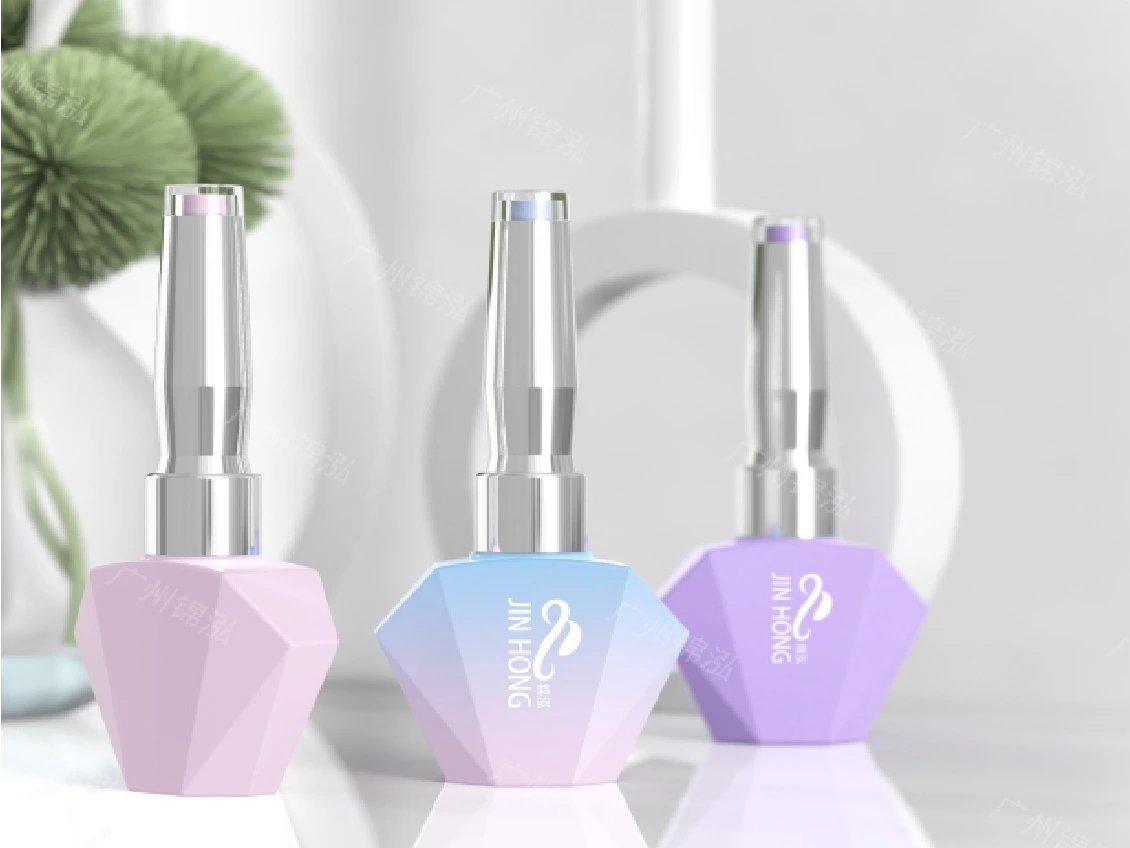 Glamorous Packaging Customized Colors Wholesale Empty 12ml Glass Bottle Fashion Nail Polishes Bottle with Brush 1
