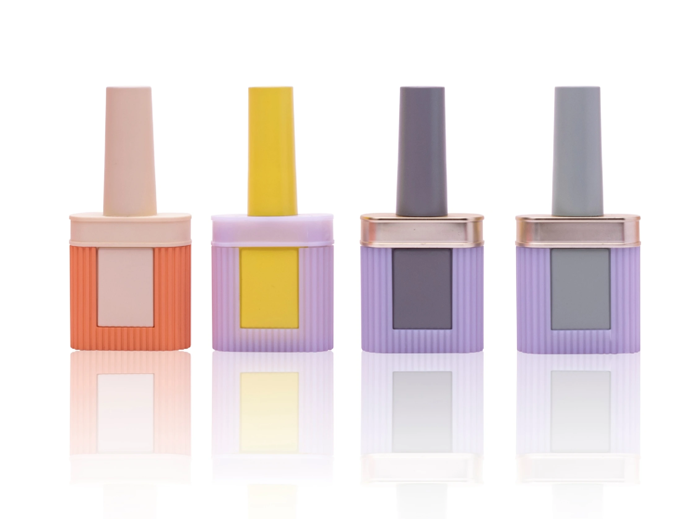 Customized Colors Freely Matching 10ml Empty Glass Fashion Nail Polishes Bottle with Brush 1