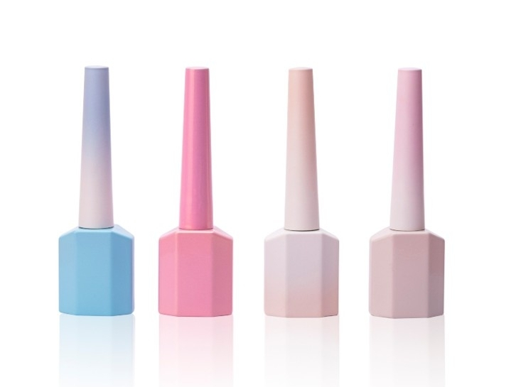 Customized Colors Freely Matching 12ml Empty Glass Fashion Nail Polishes Bottle with Brush 1