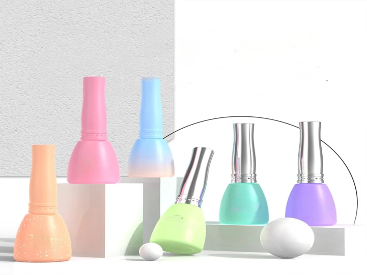 Customized Colors Freely Choosing 13ml Empty Glass Fashion Nail Polishes Bottle with Brush 1