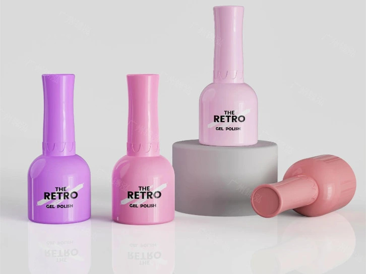 Customized Colors Freely Choosing 15ml Empty Glass Fashion Nail Polishes Bottle with Brush 1