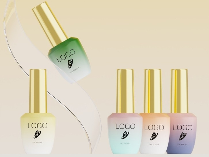 Original Factory Customized Logo Colors Freely Matching 16ml Empty Glass Fashion Nail Polishes Bottle with Brush 1