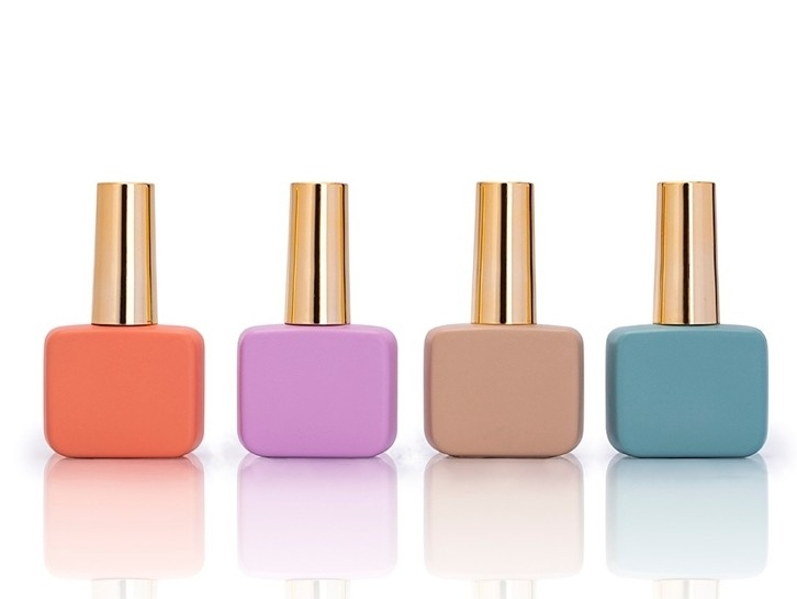 Customized Colors Freely Matching Original Factory 13ml Empty Glass Fashion Nail Polishes Bottle with Brush 1