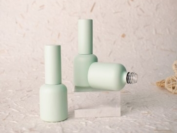 Original Factory Single Color Customized Logo Available 11ml Empty Glass Fashion Nail Polishes Bottle with Brush 1