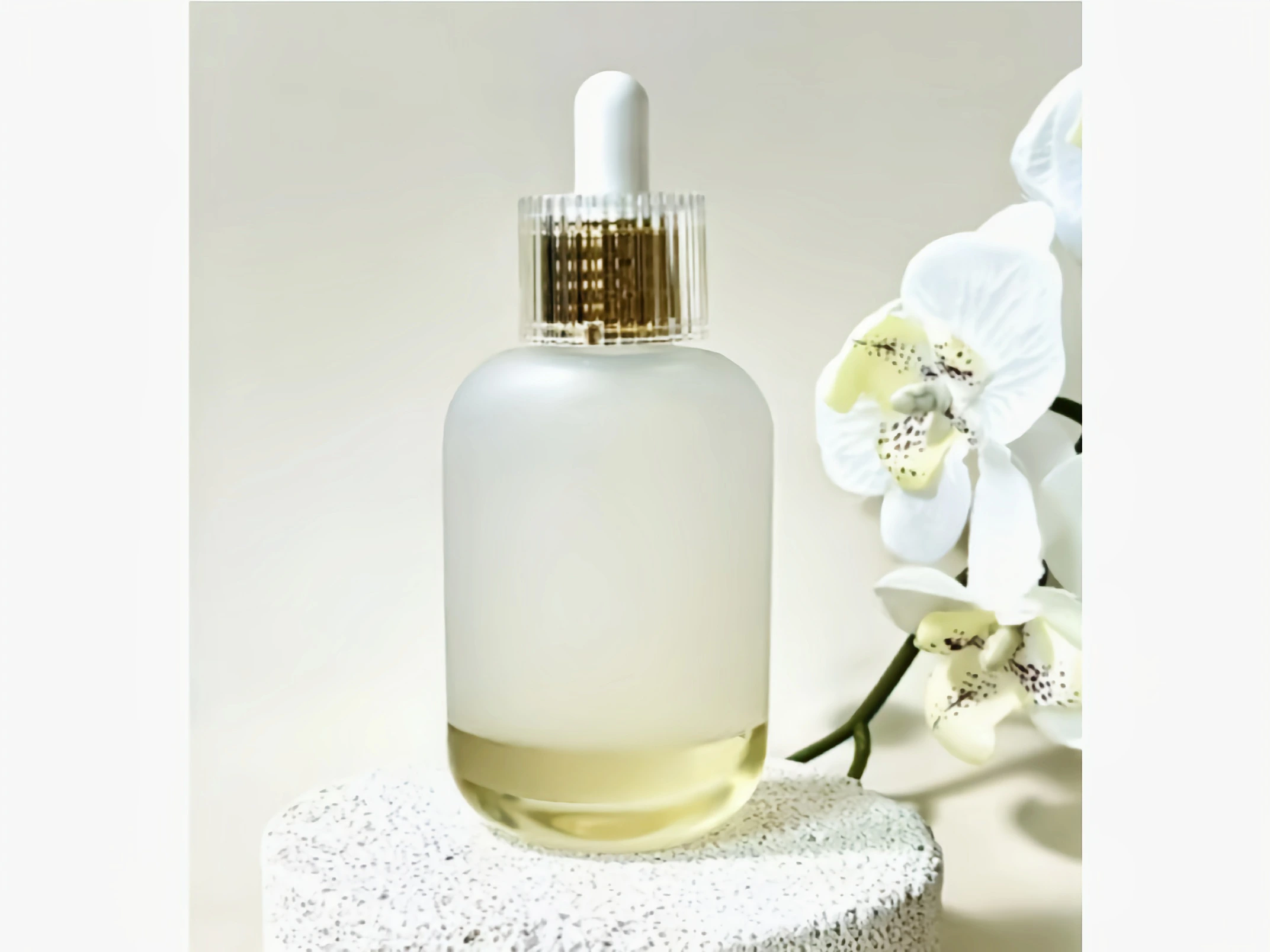 GlamorousPack Customized 50ml Frosted Glass Cosmetic Skincare Packaging Essential Oil Serum Dropper Bottles 1
