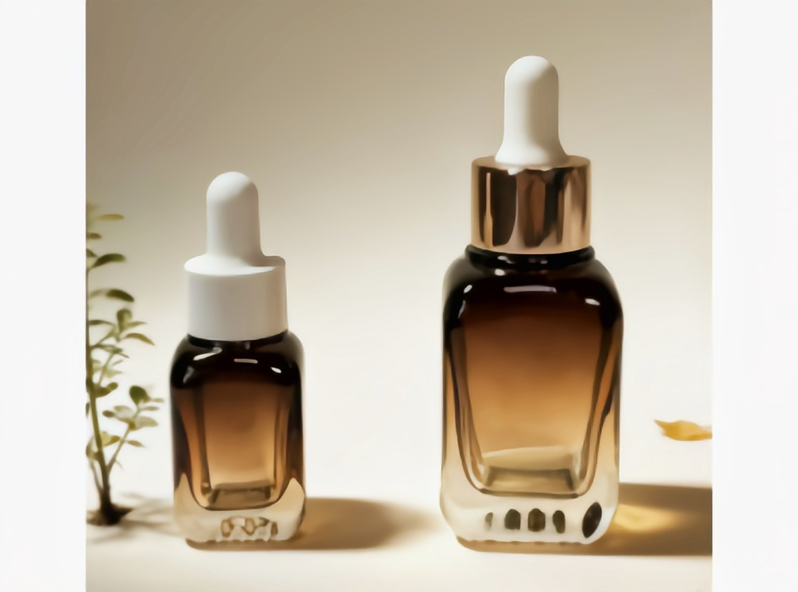 GlamorousPack 10ml 30ml Customized Transparent Amber Cosmetic Skincare Essential Oil Serum Packaging Glass Bottles 1