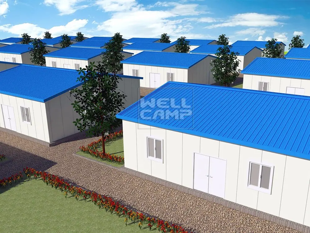 WELLCAMP, WELLCAMP prefab house, WELLCAMP container house panel prefab houses for sale refugee house for office 2