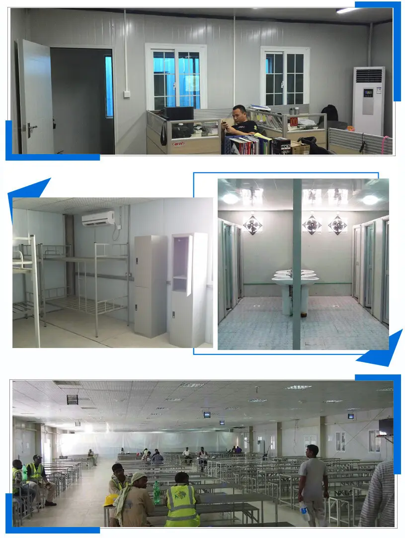 Sandwich Panel Modular Prefab House for Dormitory, Wellcamp T-14 10
