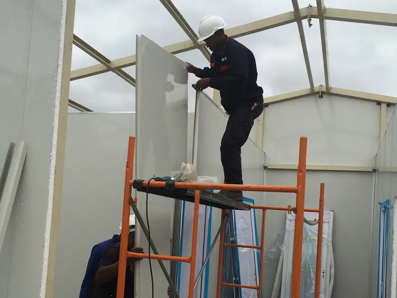 WELLCAMP, WELLCAMP prefab house, WELLCAMP container house fast install Prefabricated Simple Villa apartment for countryside 7