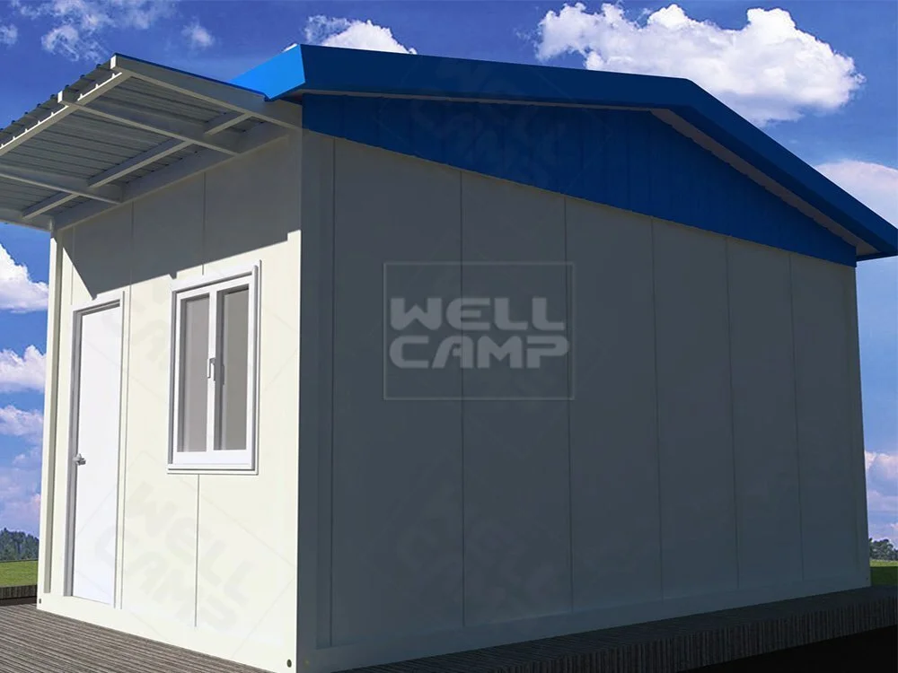 Casa móvel da casa pré-fabricada do painel de sanduíche do estilo novo para a sala da segurança, Wellcamp T-7 1