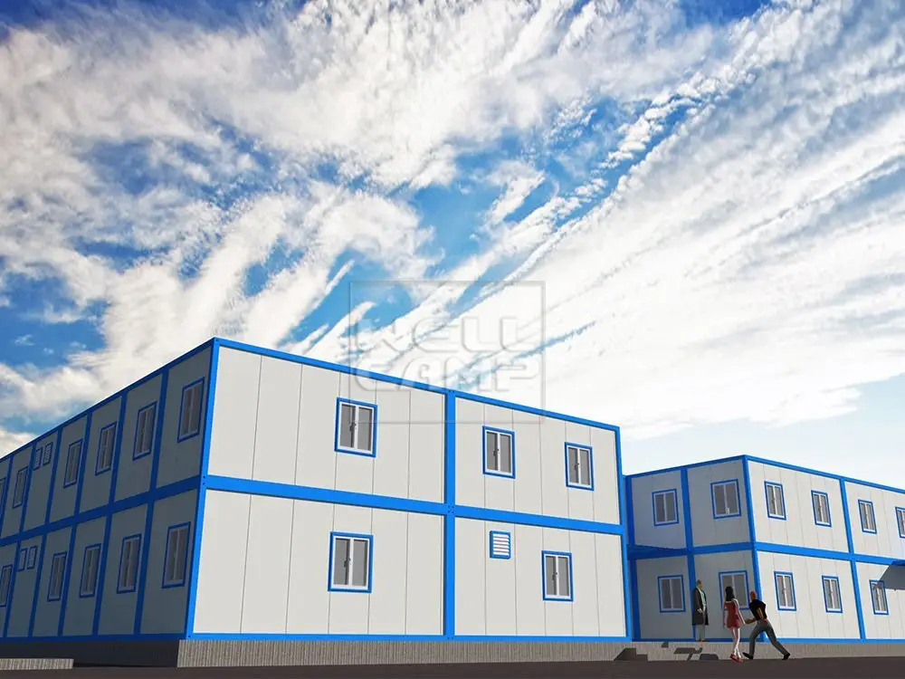 WELLCAMP, WELLCAMP prefab house, WELLCAMP container house two floor container house project supplier for office 1