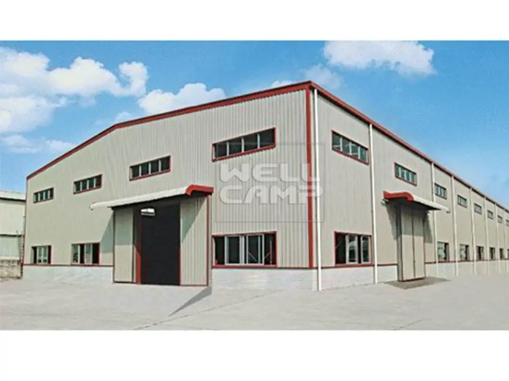 WELLCAMP, WELLCAMP prefab house, WELLCAMP container house Customized Standard Durable Steel Structure Workshop, Wellcamp S-4 Steel Structure Workshop image53
